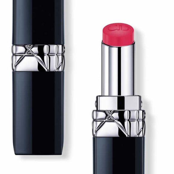 SALE! 💚 Dior #788 Fleur Bleue Rouge Dior Baume Lipstick ✨ NEW - Picture 2 of 4